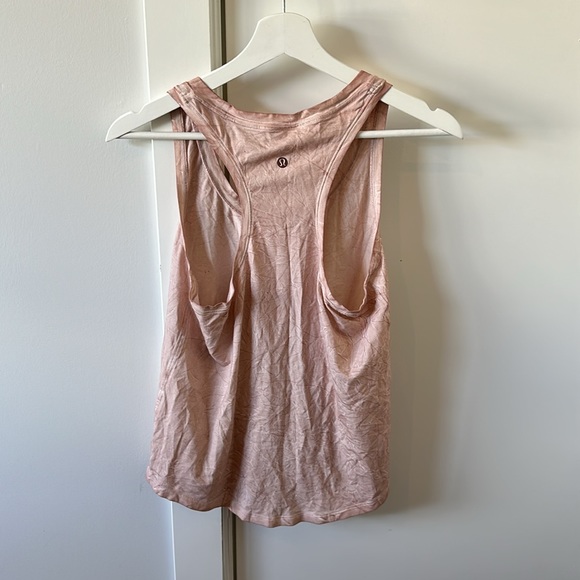 Lululemon Pink Workout Racerback Tank - Picture 2 of 3